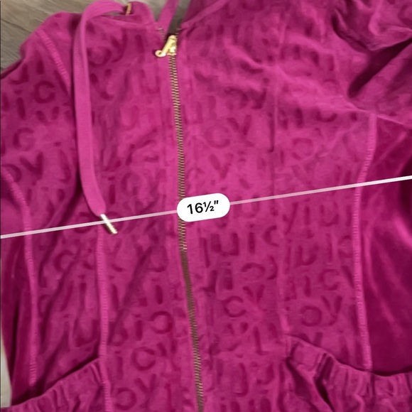 Juicy couture Y2K vintage velour full zip jacket - Picture 4 of 5